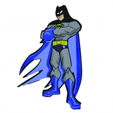 Batman Wandschmuck gro (3 Stck)