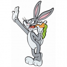 Looney Tunes Bugs Bunny Wandschmuck gro (3 Stck)