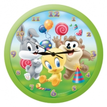 Baby Looney Tunes Tweety Party Wanduhr  28cm