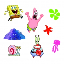 Spongebob Wandschmuck 24 Stck (3 Stck)