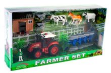 FARMER  SET  - Traktor und Ackergert im Display