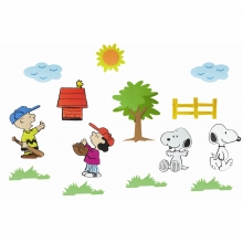 Peanuts und Snoopy Wandschmuck (14-teilig) (3 Stck)