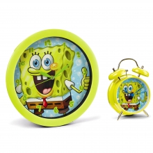 Spongebob Wanduhr (28cm) & Wecker(8cm) set