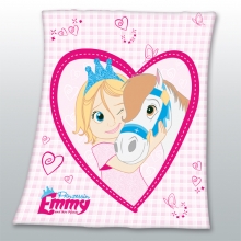 Prinzessin Emmy und ihre Pferde - Fleecedecke