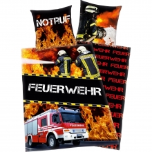 Feuerwehr - Wendebettwsche (2-teilig)