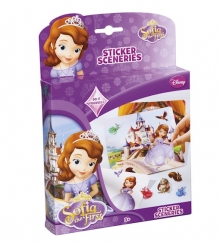 Sofia The First - Sticker Sceneries - Dekors Verzieren
