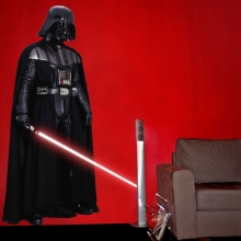 STAR WARS - Sticker / Wandaufkleber / Wandtattoo Darth Vader (1:1 Lebensgre)