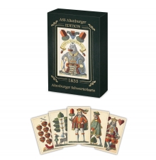 ASS - Schwerterkarte - historisches Kartenspiel - Stlpschachtel