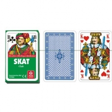 ASS - Skat - Spielkarten (meist gespieltes Blatt/franzsisches Bild) (10 Stck) - Kunststoffetui