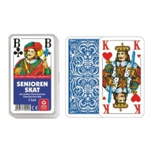 ASS - Skat - Senioren - Spielkarten (franzsisches Bild) (10 Stck) - Kunststoffetui