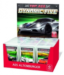 ASS - Quartett Rennsport - Dynamic Five - 5fach sortiert (30 Stck) - Diasplay