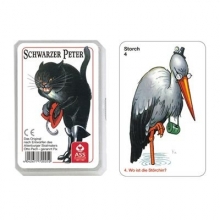 ASS - Original Schwarzer Peter - Kartenspiel (10 Stck) - Kunststoffetui