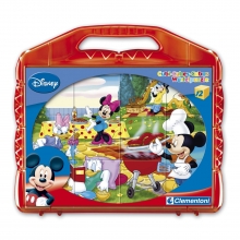 Wrfelpuzzle 12er Mickey