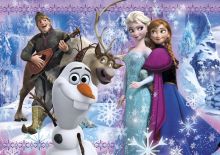 Frozen / Die Eisknigin - 104 Teile Puzzle