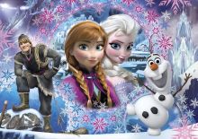 Frozen / Die Eisknigin - 104 Teile Puzzle