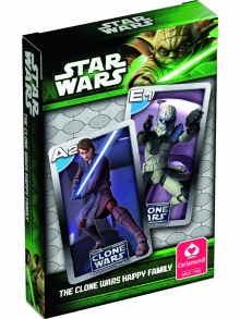 Clone Wars Kartenspiel - Quartett (12 Stck) - Faltschachtel