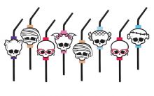 Monster High - 8 Stk Trinkhalme (10 VE = 80 Stk)
