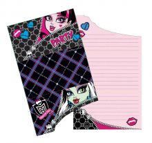 Monster High - 6 Stk Einladungskarten (10 VE = 60 Stk)