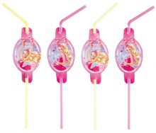 Barbie Pink Shoes - 8 Stk Trinkhalme (10 VE = 80 Stk)