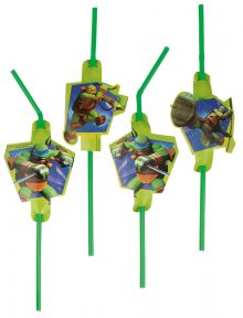 Teenage Mutant Ninja Turtles - 8 Stk Trinkhalme (10 VE = 80 Stk)
