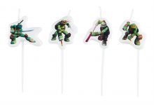 Teenage Mutant Ninja Turtles - 4 Mini-Fig.kerzen