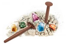 Galileo - Ausgrabungs-Set Steine + Mineralien