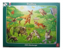 ASS - Rahmenpuzzle, die schnsten Kindermotive, 10-fach sortiert (20 Stck) - Im Display