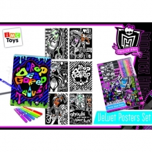 Monster High Samt-Poster Set