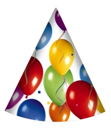 Balloons Fiesta - Partyhte (6 Stck)
