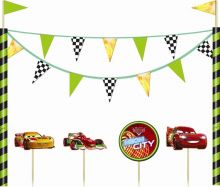 Cars Neon - Torten Dekorations-Set