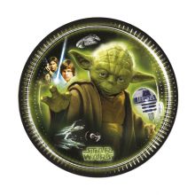 Star Wars & Heroes - Pappteller 8 Stk. ca. 20cm