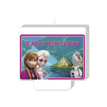 Frozen / Eisknigin - Happy Birthday Decor Candle
