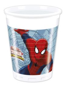Ultimate Spiderman Web Warriors - Kunststoffbecher 200ml (8 Stck)