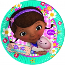 Doc McStuffin - Pappteller gro 23cm (8 Stck)