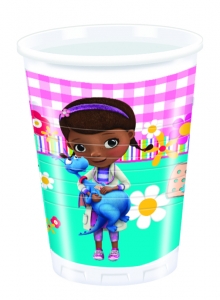 Doc McStuffin - Kunststoffbecher 200 ml (8 Stck)