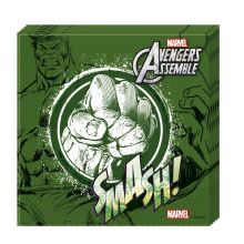 Avengers Teen - Serviette 20 Stk  33 x 33 cm Hulk