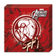 Avengers Teen - Serviette 20 Stk  33 x 33 cm Iron Man