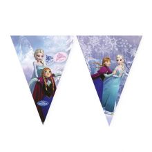 Frozen / Eisknigin Ice Skating - Flaggen-Banner dreieckig (9 Flaggen 4 Stk.)