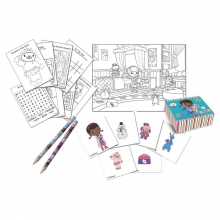 Doc McStuffin - Activity Set (4 Bleistifte, 4 Sticker-Boxen, 4 Hefte, 4 Sticker-Bgen)