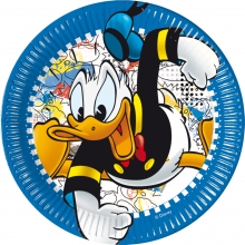 Donald Mania - Pappteller gro 23cm (8 Stck)