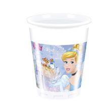 Cinderella's Fairytale - Kunststoffbecher 200 ml (8 Stck)