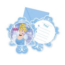 Cinderella's Fairytale - Einladungskarten mit Umschlag 6 Stk.