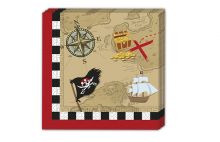 Pirate's Treasure Map - Serviette 20 Stk  33 x 33 cm