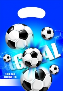 Fuball  - Party/Geschenktte (6 Stck)