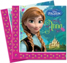 Eisknigin / Frozen - Papierserviette 2-lagig 33x33cm (20 Stck)