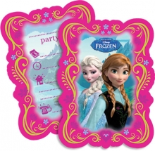 Eisknigin / Frozen - Einladungskarten mit Umschlag (6 Stck)