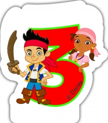 Jake Yo Ho - Geburtstagskerzen Zahlen (3)