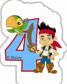 Jake Yo Ho - Geburtstagskerzen Zahlen (4)