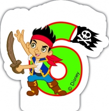 Jake Yo Ho - Geburtstagskerzen Zahlen (6)