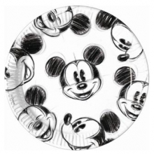Mickey Faces - Pappteller gro 23cm ( 8 Stck)